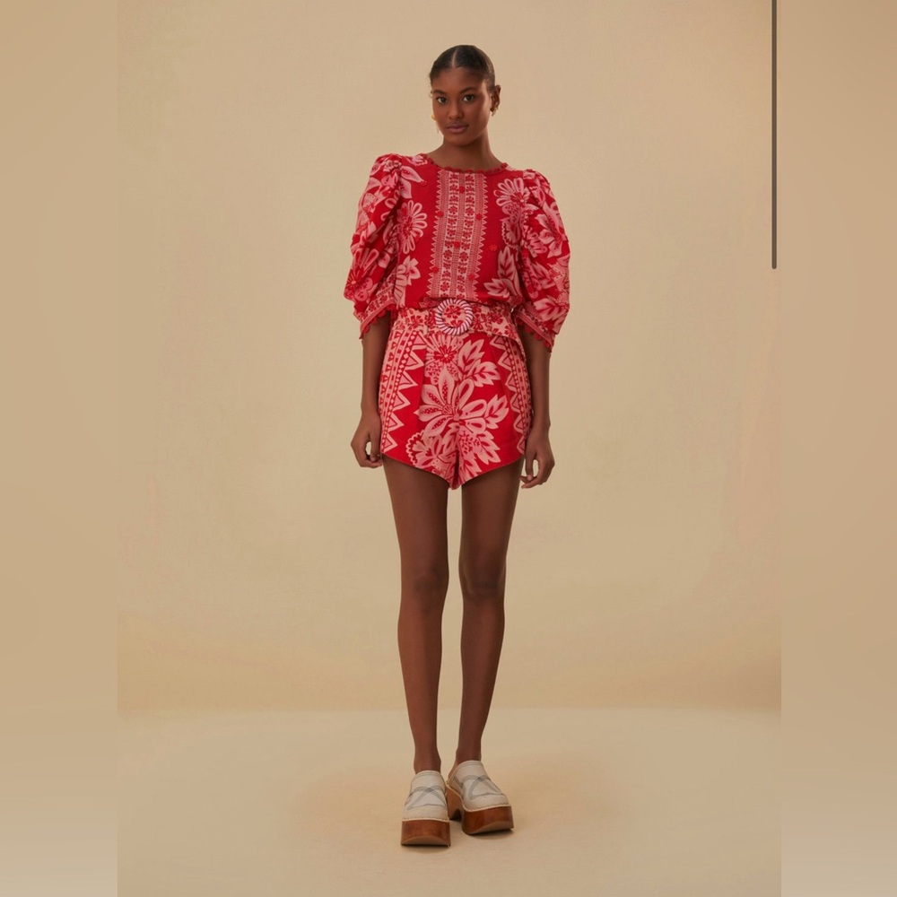 FARM Rio Red Floral Women's Shorts